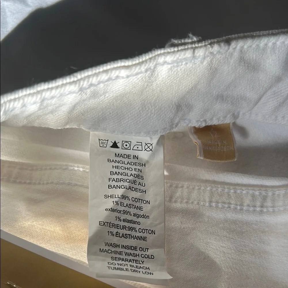 Michael Kors Cream Bootcut Jeans